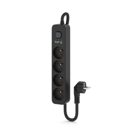 Multipresa con 4 Prese con Interruttore Kerg M02513 (1,5 m)
