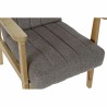 Poltrona DKD Home Decor Naturale Beige Poliestere Pino (63 x 68 x 81 cm)