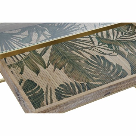 Tavolino da Caffè DKD Home Decor Dorato Naturale 90 x 60 x 45 cm