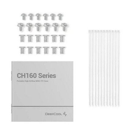 Case computer desktop ATX DEEPCOOL R-CH160-WHNMIO-G-1 Bianco