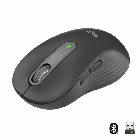 Mouse senza Fili Logitech Signature M650 Grafite Monocromatica