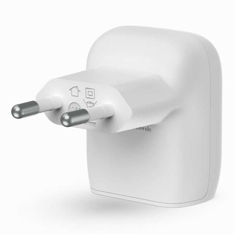 Caricabatterie da Parete Belkin WCA006VF1MWH-B6 Bianco 20 W Caricabatterie da Parete Belkin WCA006VF1MWH-B6 Bianco 20 W