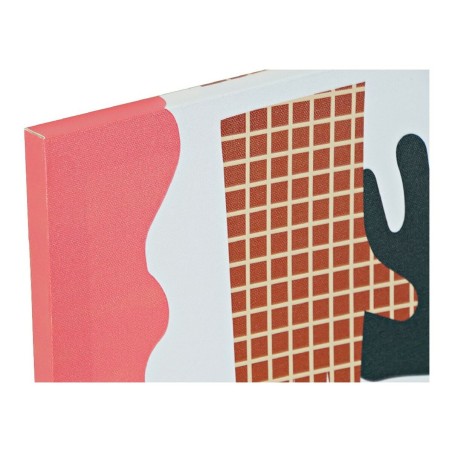 Quadro DKD Home Decor Plants Vaso Scandinavo 30 x 1,8 x 40 cm Multicolore