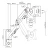 Supporto TV GEMBIRD MA-WA1-02 17" 27" 7 kg