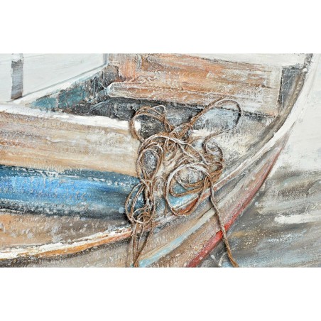 Quadro Home ESPRIT Barca Mediterraneo 150 x 4 x 120,5 cm