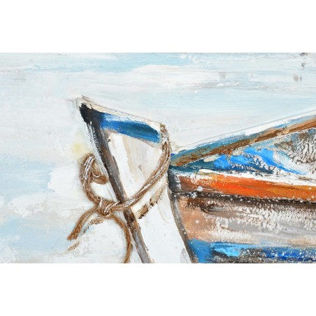 Quadro Home ESPRIT Barca Mediterraneo 150 x 4 x 120,5 cm