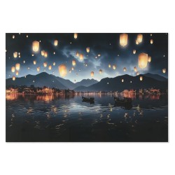 Quadro Home ESPRIT Stampato 150 x 0,4 x 100 cm