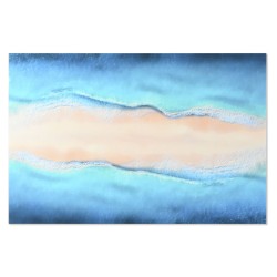 Quadro Home ESPRIT Azzurro Beige Stampato 150 x 0,4 x 100 cm