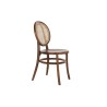 Sedia DKD Home Decor Marrone scuro Rattan Legno di olmo 43 x 43 x 89 cm Griglia