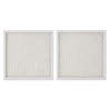 Quadro Home ESPRIT Bianco Naturale Moderno Scandinavo 35 x 2 x 35 cm