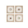 Quadro Home ESPRIT Bianco Naturale Moderno 22 x 2 x 22 cm