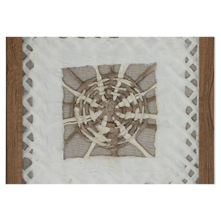 Quadro Home ESPRIT Bianco Naturale Moderno 22 x 2 x 22 cm