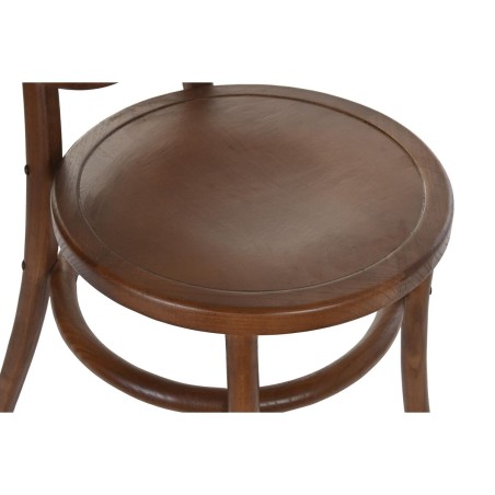 Sedia DKD Home Decor Marrone scuro Rattan Legno di olmo 43 x 43 x 89 cm Griglia