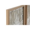 Quadro Home ESPRIT Bianco Naturale Scandinavo 25 x 2 x 35 cm