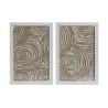 Quadro Home ESPRIT Bianco Naturale Moderno 20 x 2 x 30 cm