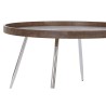 Tavolino da Caffè DKD Home Decor Marrone Argentato Metallo Acciaio Legno MDF 30 x 40 cm 78 x 78 x 41,5 cm