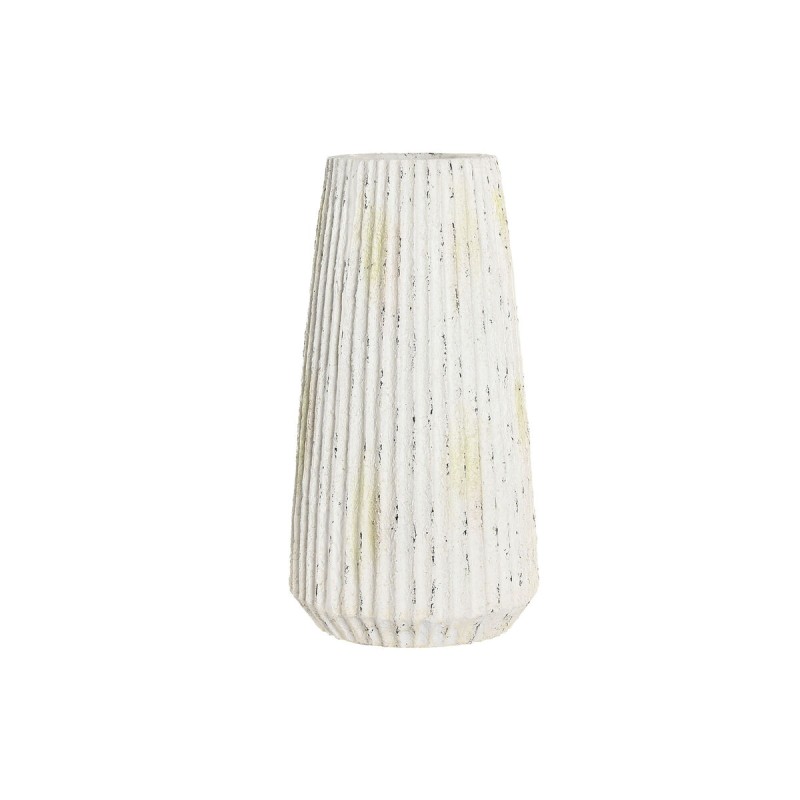 Vaso Home ESPRIT Bianco Magnesio 28 x 28 x 53 cm Vaso Home ESPRIT Bianco Magnesio 28 x 28 x 53 cm