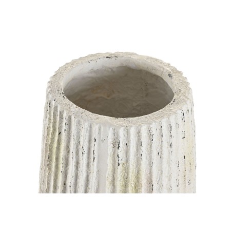 Vaso Home ESPRIT Bianco Magnesio 28 x 28 x 53 cm