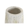 Vaso Home ESPRIT Bianco Magnesio 28 x 28 x 53 cm