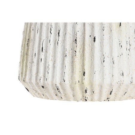 Vaso Home ESPRIT Bianco Magnesio 28,5 x 28,5 x 32,5 cm