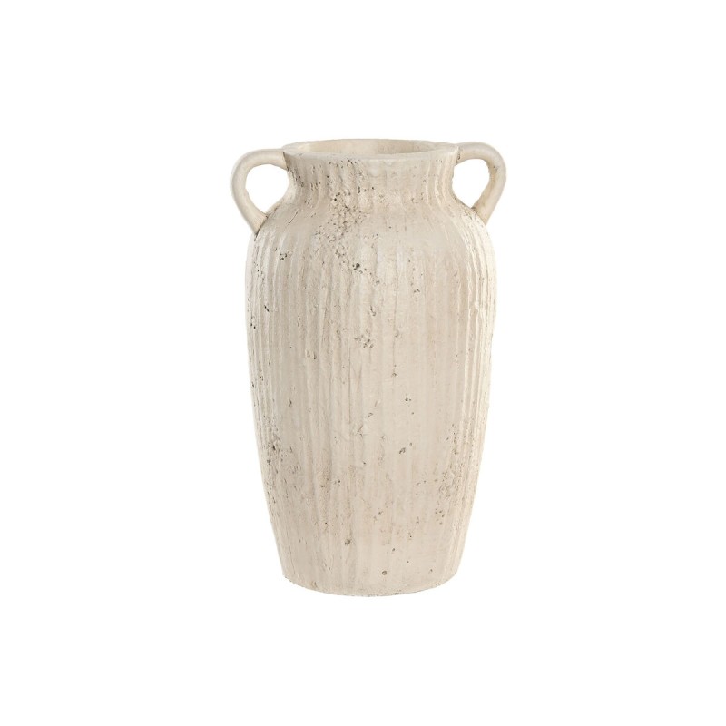 Vaso Home ESPRIT Bianco Magnesio 23,5 x 21,5 x 37,5 cm