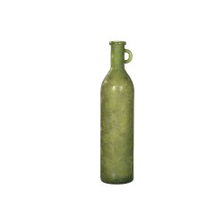 Vaso Home ESPRIT Verde Vetro riciclato Finitura invecchiata 18 x 18 x 75 cm
