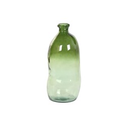 Vaso Home ESPRIT Verde Vetro riciclato 34 x 34 x 73 cm