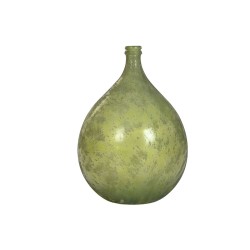 Vaso Home ESPRIT Verde Vetro riciclato Finitura invecchiata 40 x 40 x 56 cm