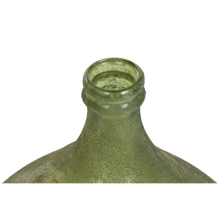 Vaso Home ESPRIT Verde Vetro riciclato Finitura invecchiata 40 x 40 x 56 cm
