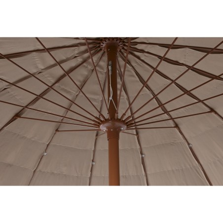 Ombrellone Home ESPRIT Marrone Polietilene Acciaio 250 x 250 x 245 cm