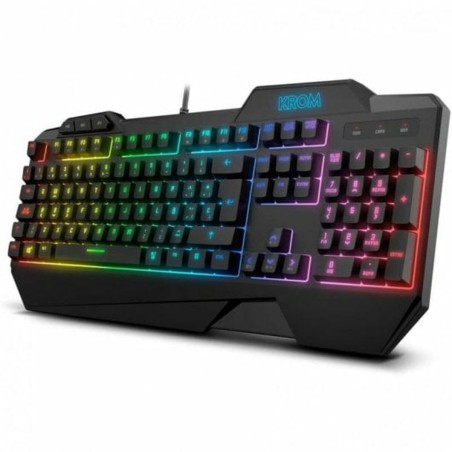 Tastiera e Mouse Gaming Krom NXKROMKRSHRSP Nero