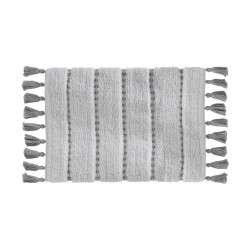 Tappeto da bagno 5five Simply Smart Grigio Cotone 50 x 75 cm