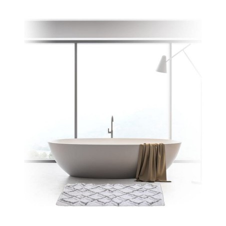 Tappeto da bagno 5five Simply Smart Grigio Cotone 50 x 75 cm
