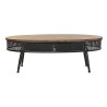 Tavolino da Caffè DKD Home Decor Marrone Nero Metallo Abete 120 x 58 x 42 cm