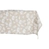 Tovaglia e tovaglioli DKD Home Decor 2 Unità 150 x 150 x 0,5 cm Beige Bianco Marrone Chiaro
