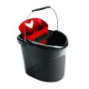 Secchio per Pavimenti Vileda Ultramax Nero Rosso Plastica 10 L 38 x 38 x 38 cm