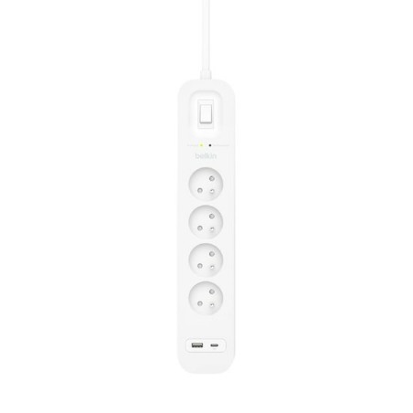 Multipresa con 4 Prese con Interruttore Belkin SRB001CA2M (2 m)