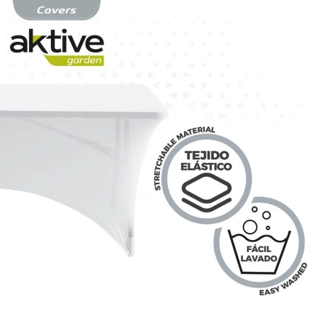 Custodia Protettrice Aktive Bianco 183 x 76 x 76 cm Tavolo Accessori Veicoli Autostrada (6 Unità)