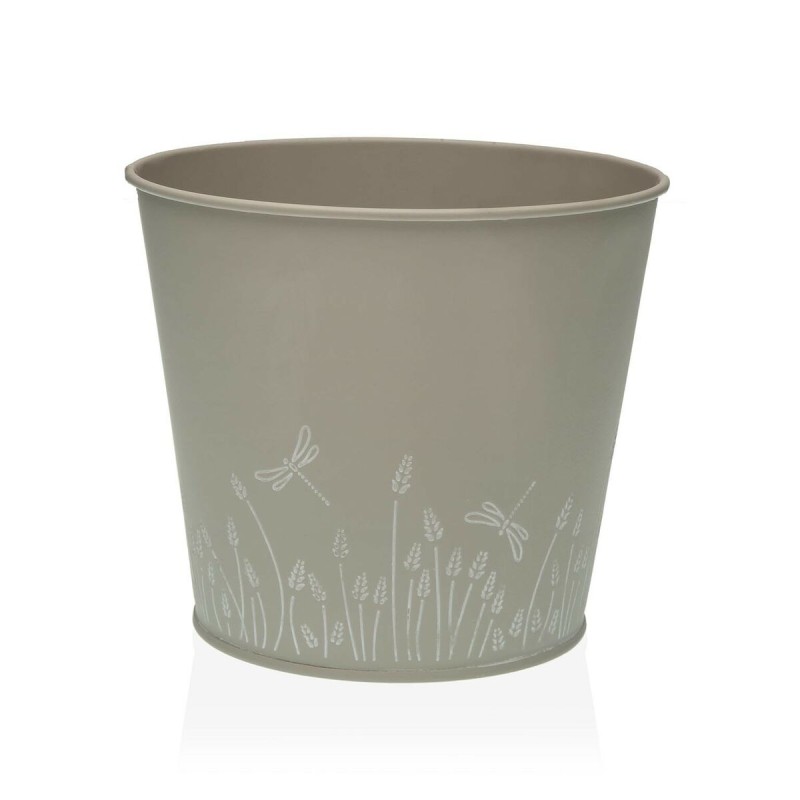 Vaso Versa Zink Grigio Metallo (16 cm) Vaso Versa Zink Grigio Metallo (16 cm)