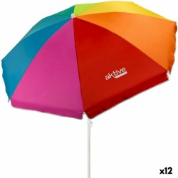 Ombrellone Aktive Multicolore Acciaio 180 x 185 x 180 cm (12 Unità)