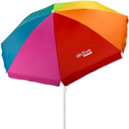 Ombrellone Aktive Multicolore Acciaio 180 x 185 x 180 cm (12 Unità)