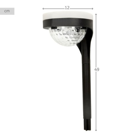 Set di picchetti solari da giardino Aktive 2 Pezzi polipropilene 11 x 49 x 12 cm (4 Unità)