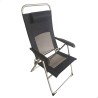 Sedia Pieghevole con Poggiatesta Aktive 48 x 114 x 63 cm