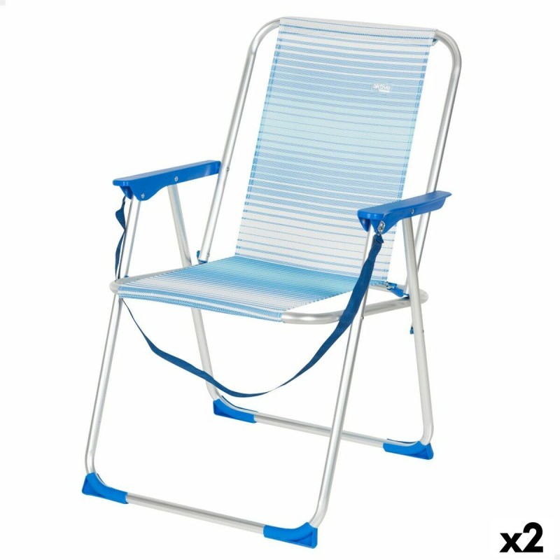 Sedia da Spiaggia Aktive 44 x 76 x 45 cm Sedia da Spiaggia Aktive 44 x 76 x 45 cm
