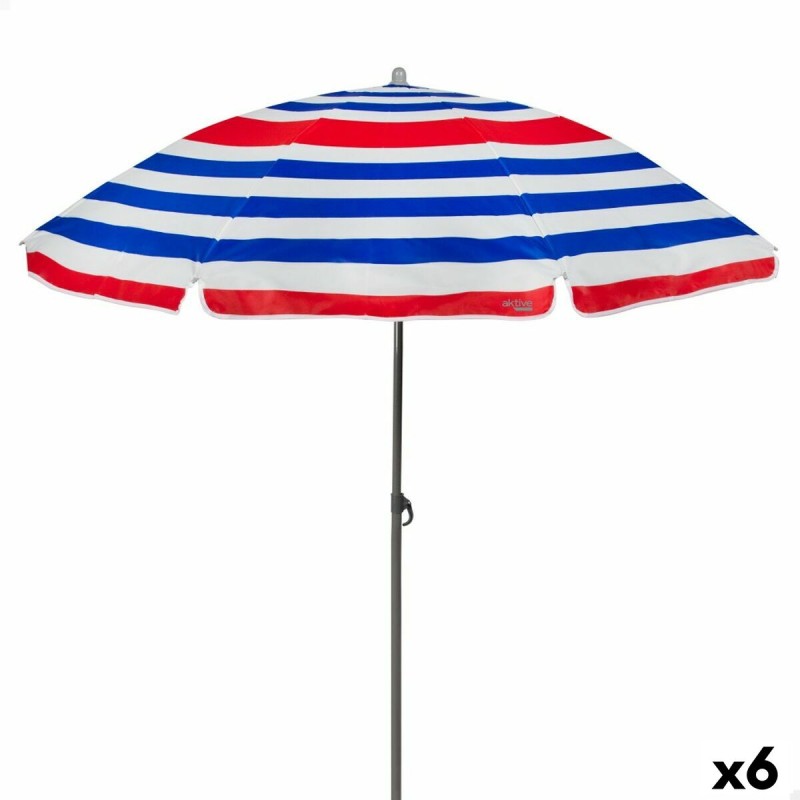Ombrellone Aktive 220 x 207 x 220 cm (6 Unità) Ombrellone Aktive 220 x 207 x 220 cm (6 Unità)