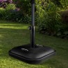 Base per Ombrellone Aktive Nero 100 % polietilene 48 x 34 x 48 cm