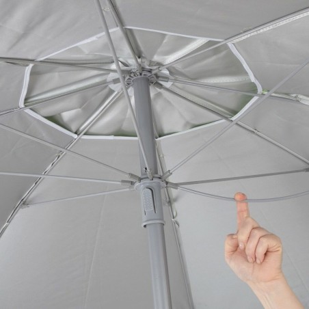 Ombrellone Aktive UV50 Ø 180 cm Corallo Poliestere Alluminio 180 x 187 x 180 cm (12 Unità)