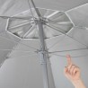 Ombrellone Aktive UV50 Ø 180 cm Corallo Poliestere Alluminio 180 x 187 x 180 cm (12 Unità)