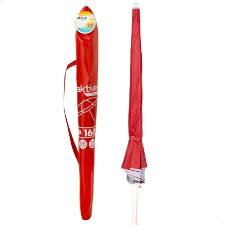 Ombrellone Aktive UV50 Ø 160 cm Poliestere Metallo 160 x 166 x 160 cm (12 Unità)