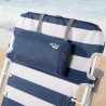 Sedia da Spiaggia Aktive Azzurro Bianco 50 x 76 x 45 cm (2 Unità)
